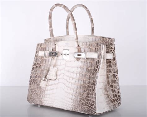 bolso hermes cocodrilo blanco